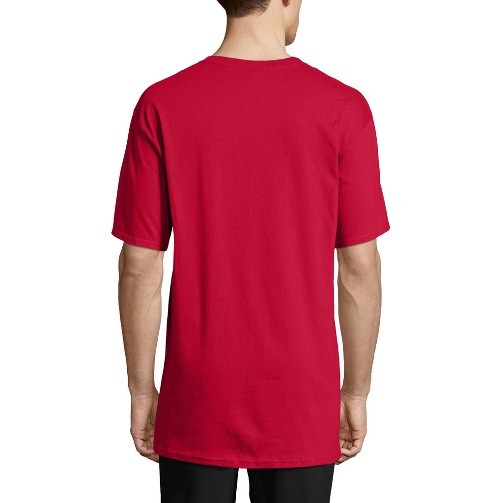Hanes Men's Beefy-T T-Shirt, Heavyweight Cotton T-Shirts for Men, 1 or 2 Pack, Men's Tees (Tall Jansha Store