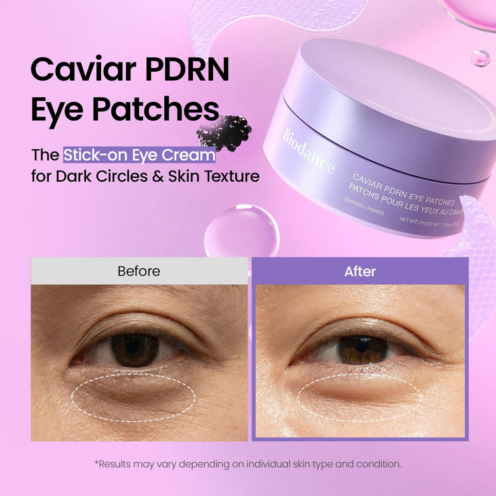 BIODANCE Hydrogel Eye Patches for Under Eye - Collagen Peptide, Anti Wrinkle & Fine Lines (60 Count) Jansha Store