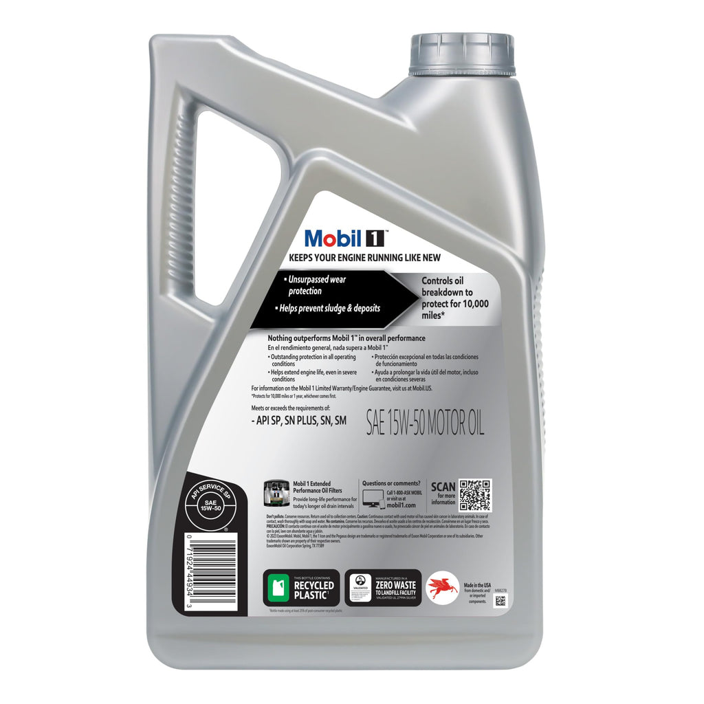 Mobil 1 Advanced Fuel Economy Full Synthetic Motor Oil 0W-20, 5 Quart Jansha Store