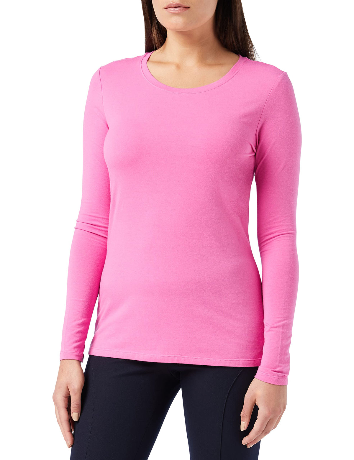Amazon Essentials Women's Regular-Fit Long-Sleeve Crewneck T-Shirt Jansha Store