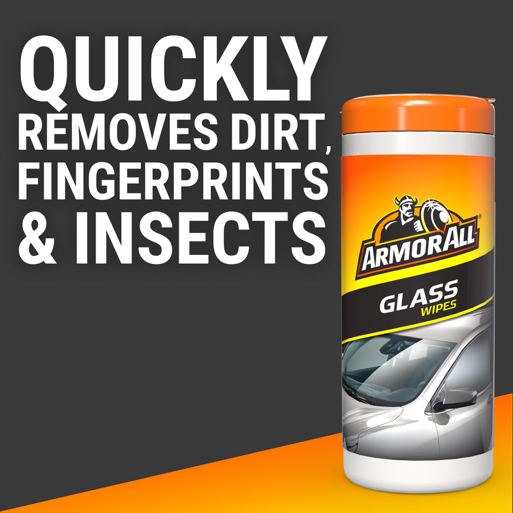 Armor All Car Cleaning Wipes, 90 Ct - Interior, Protectant & Glass Wipes Jansha Store