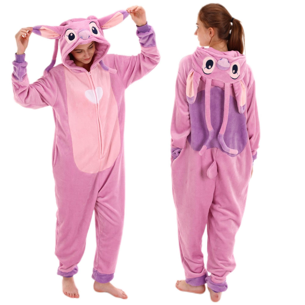 COSUSKET Snug Fit Unisex Adult Onesie Pajamas, Flannel Cosplay Animal One Piece Halloween Costume Sleepwear Homewear Jansha Store