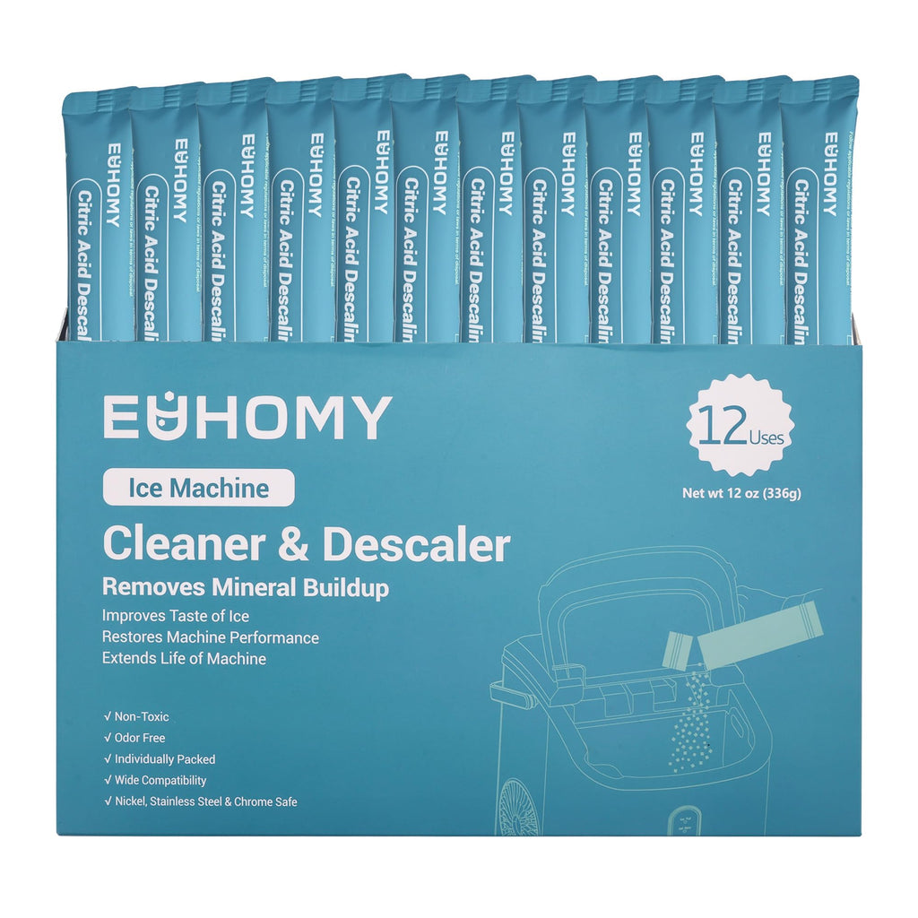 EUHOMY Ice Maker Cleaner & Descaler, 24 Uses & Individually Packed Jansha Store