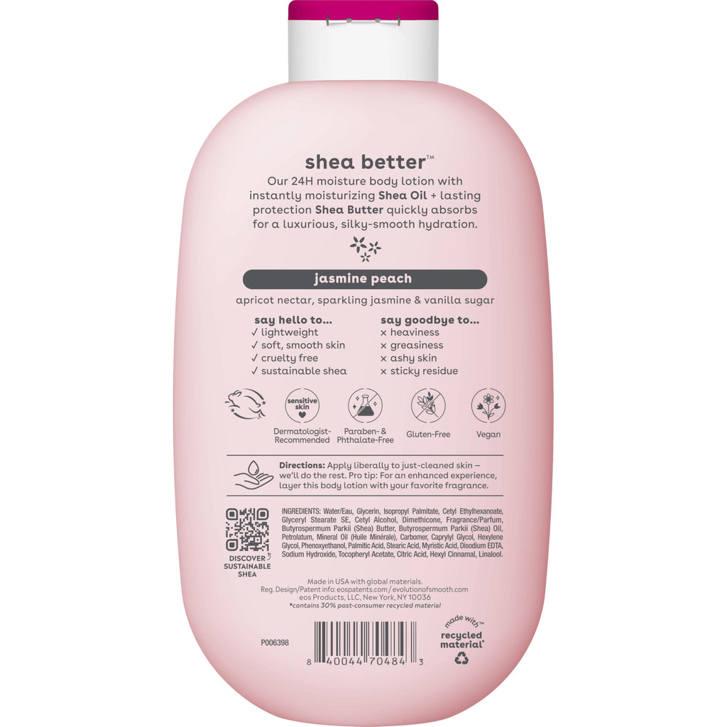 eos Shea Better Body Lotion- Vanilla Cashmere, 24-Hour Moisture, 16 fl oz Jansha Store