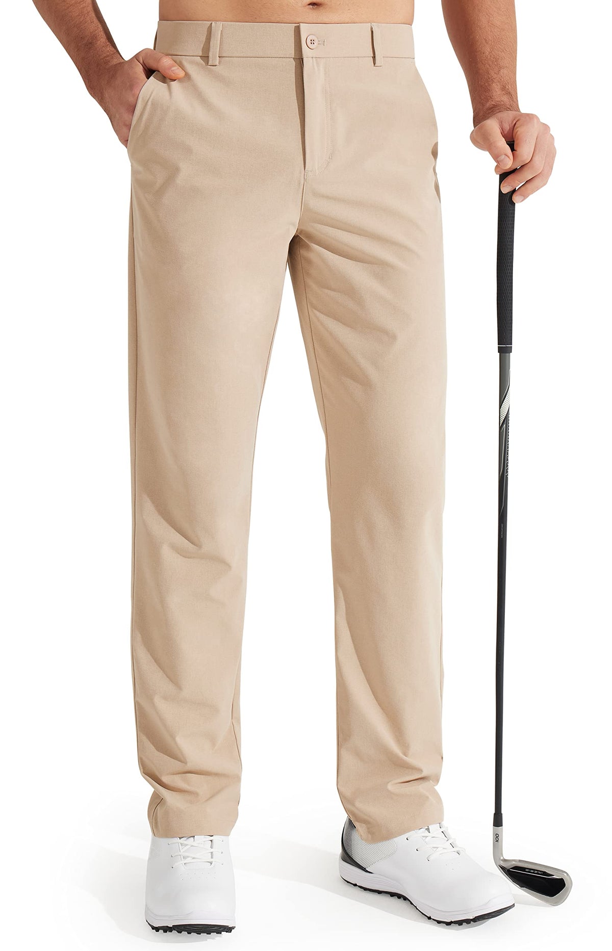 Libin Mens Golf Pants Stretch Work Dress Pants 30"/32"/34" Quick Dry Lightweight Casual Comfy Trousers with Pockets Jansha Store