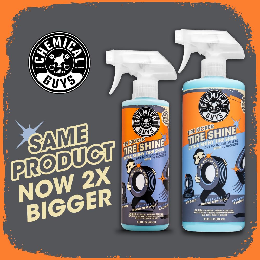 Chemical Guys, Tire Kicker Extra Glossy Tire Shine for Rubber & Trim, 16 oz Jansha Store