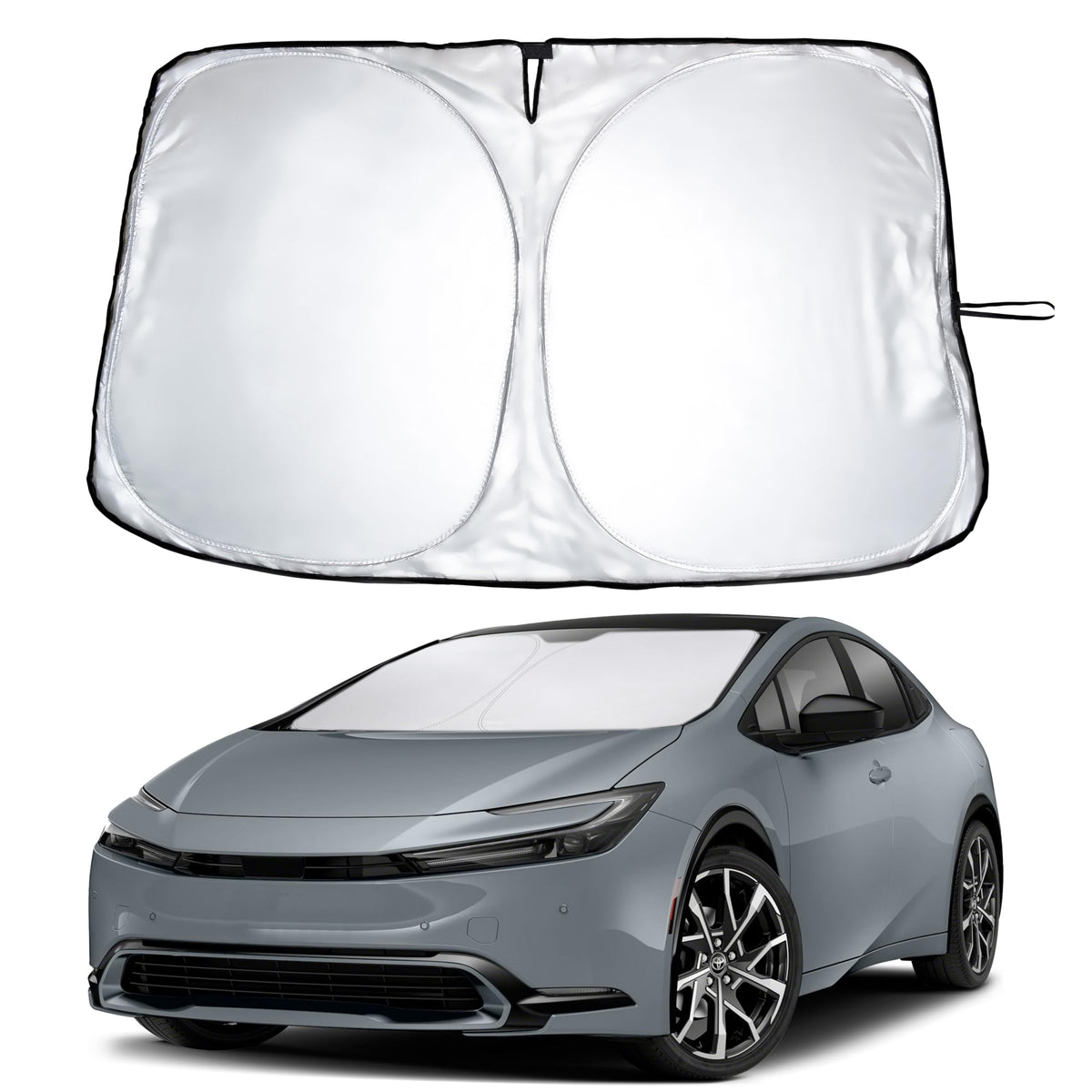 EcoNour Car Windshield Sun Shade, Front Window Sun Blocker for SUVs,Sedan Jansha Store