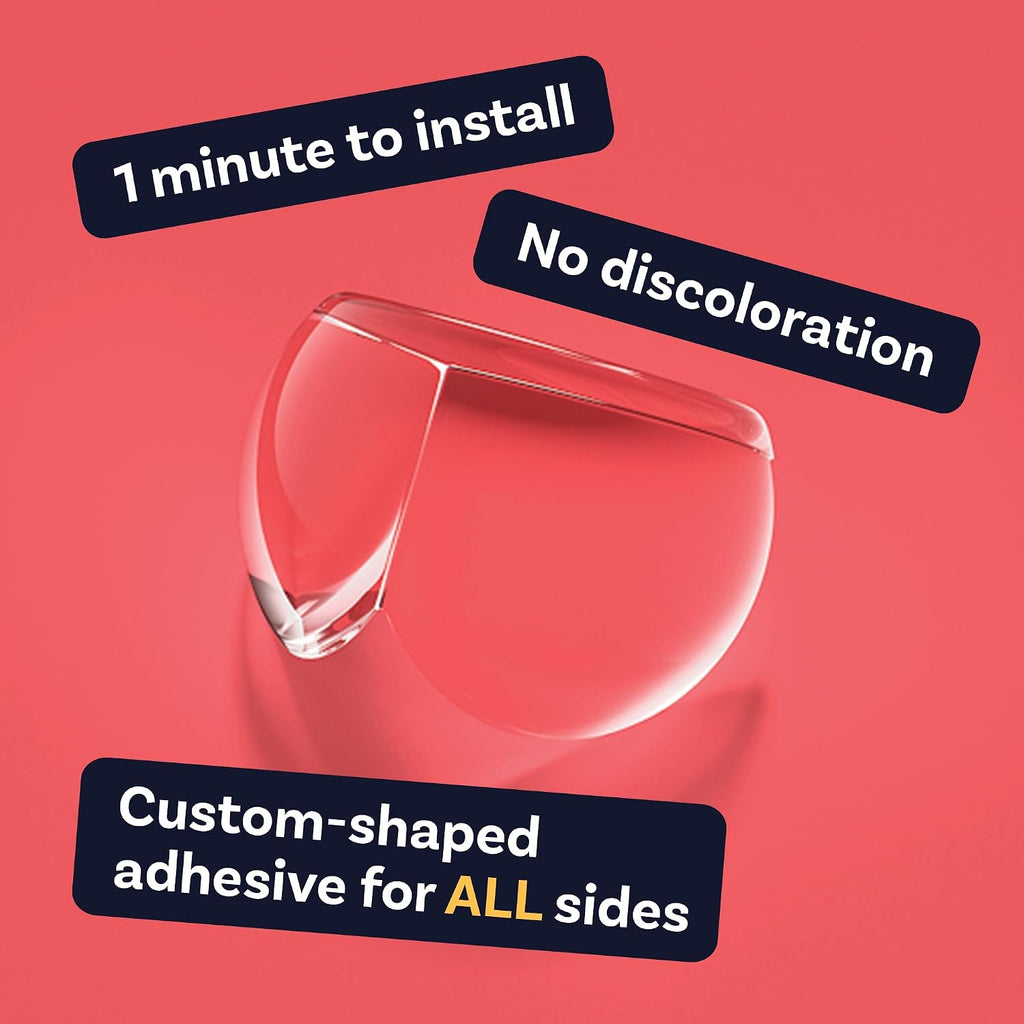 Baby Proofing Corner Protectors Guards - Furniture Edge Protector for Babies & Kids - Safety Guards & Cushions for Table, Desk, Crib, Fireplace, Corners & Edges | Clear, Safe | 18 Bumpers Pack Jansha Store