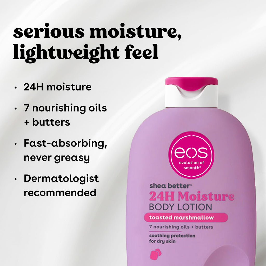 eos Shea Better Body Lotion- Vanilla Cashmere, 24-Hour Moisture, 16 fl oz Jansha Store
