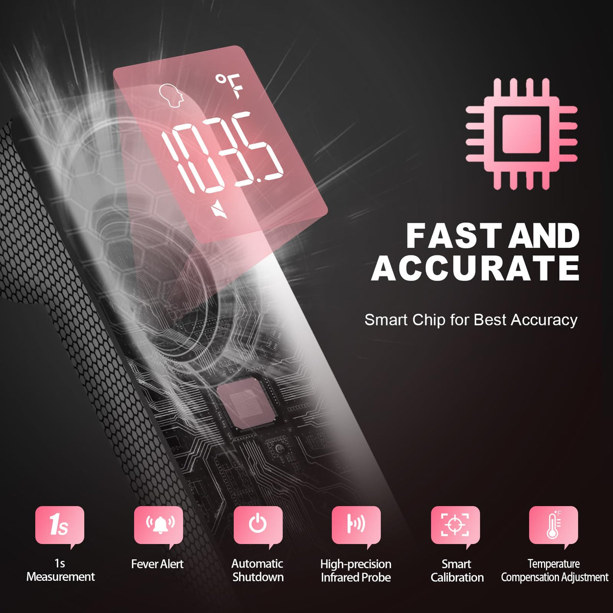 Goodbaby No-Touch Thermometer for Adults and Kid, Accurate Baby Thermometer Jansha Store