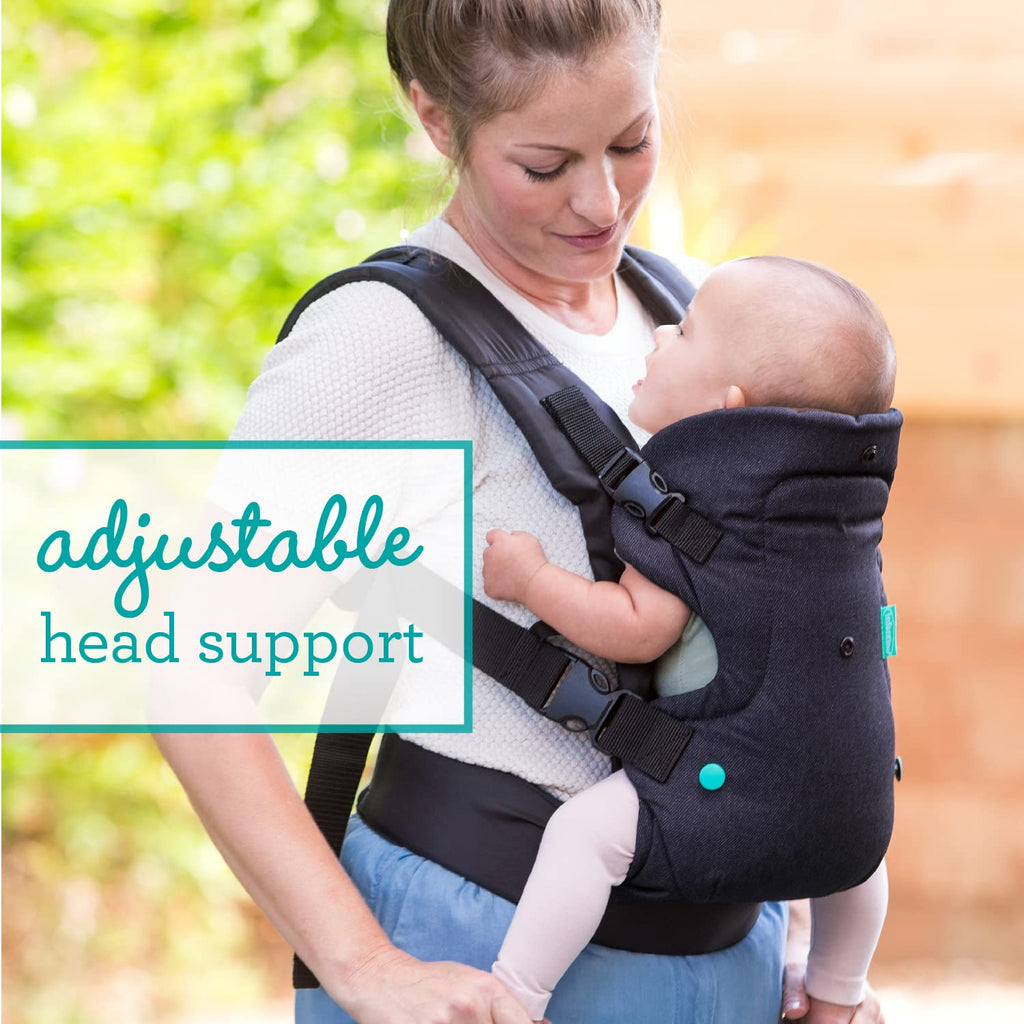 Infantino Flip 4-in-1 Baby Carrier Convertible Ergonomic, Rainbow Jansha Store