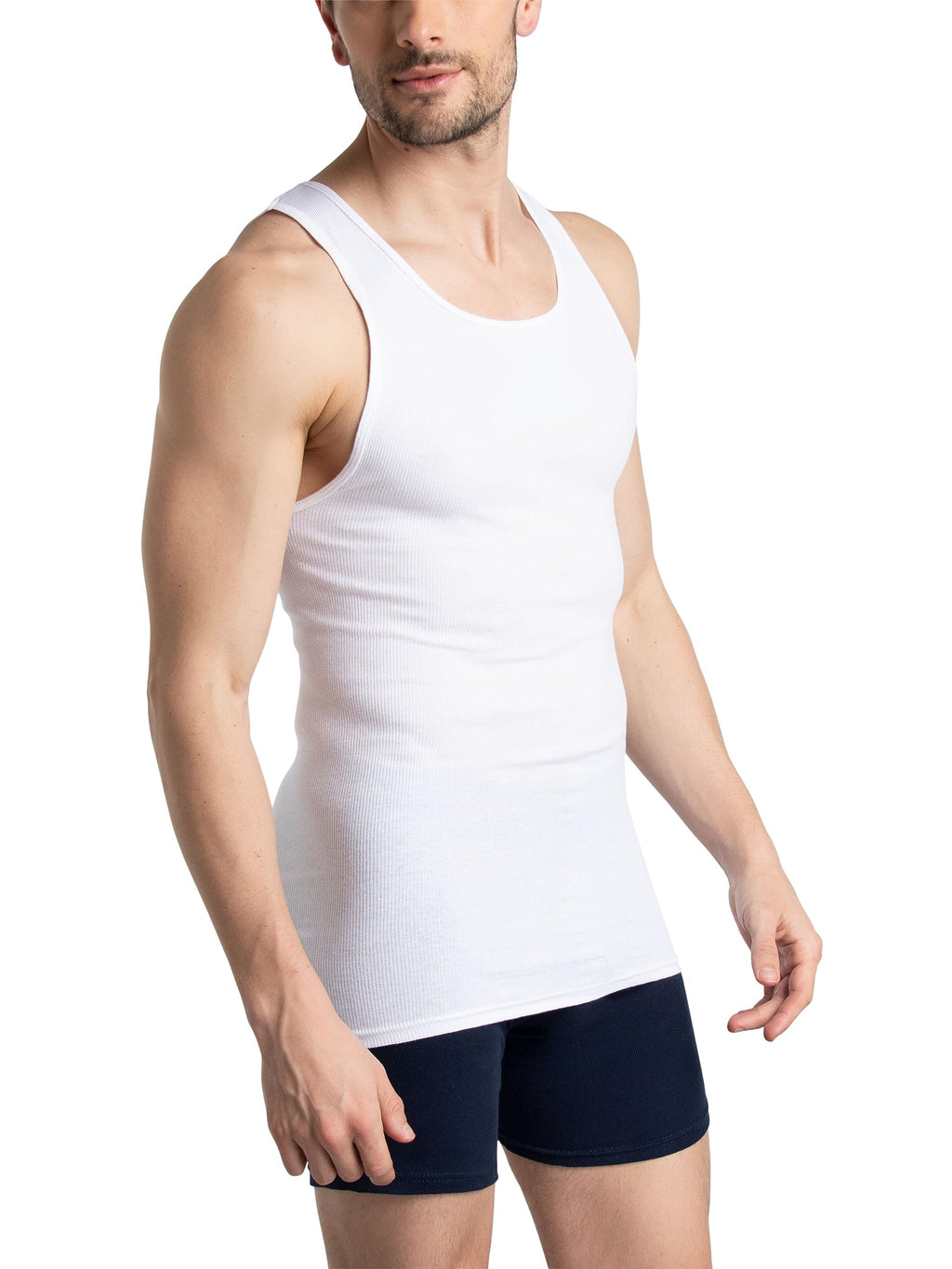 Fruit of the Loom Men's Sleeveless Tag Free Moisture Wicking Tank A-Shirt Jansha Store