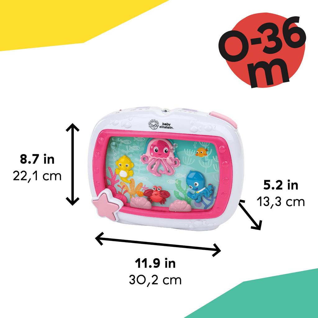 Baby Einstein Sea Dreams Soother Musical Crib Toy and Sound Machine, Newborn and up Jansha Store