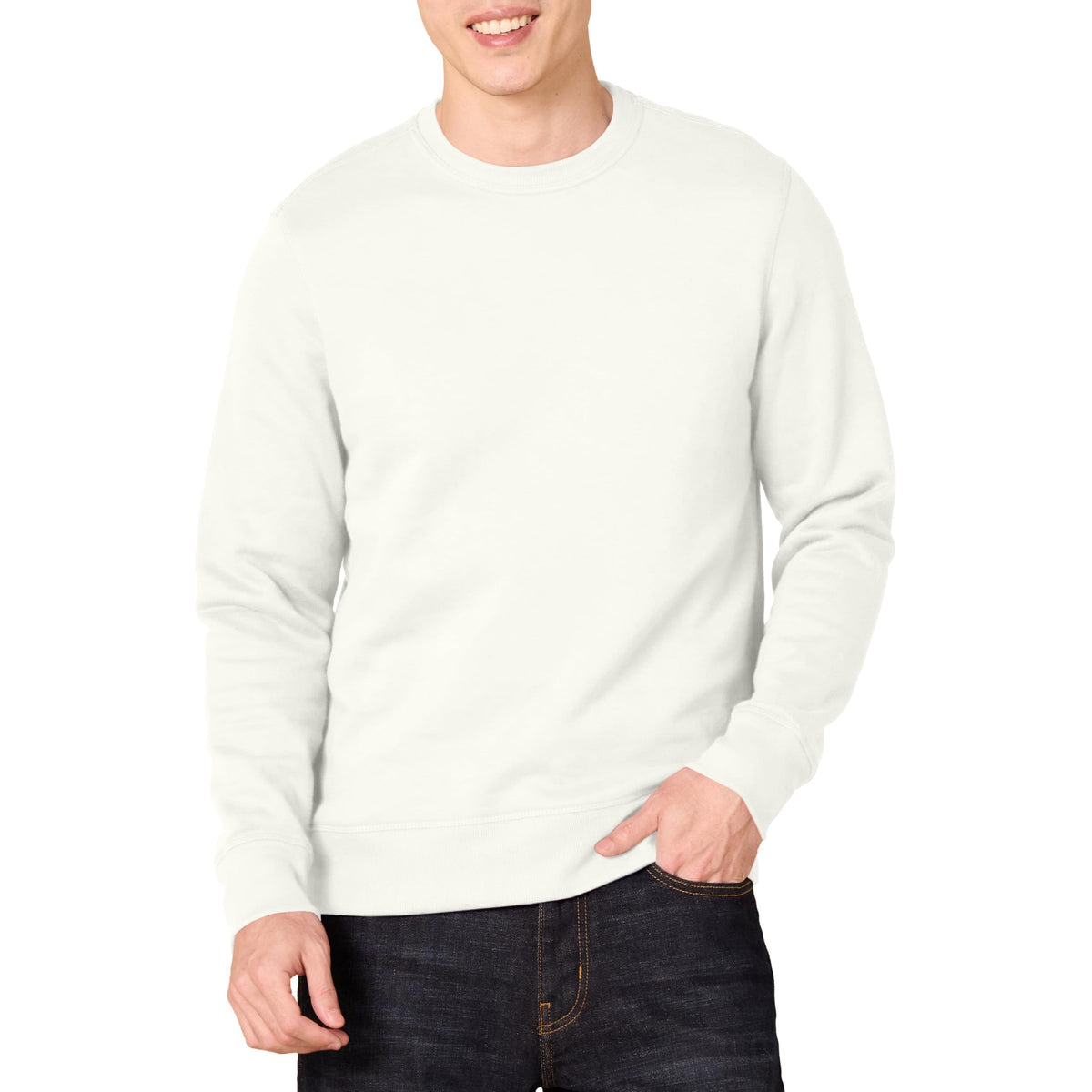 Amazon Essentials Men's Crewneck Fleece Sweatshirt Jansha Store