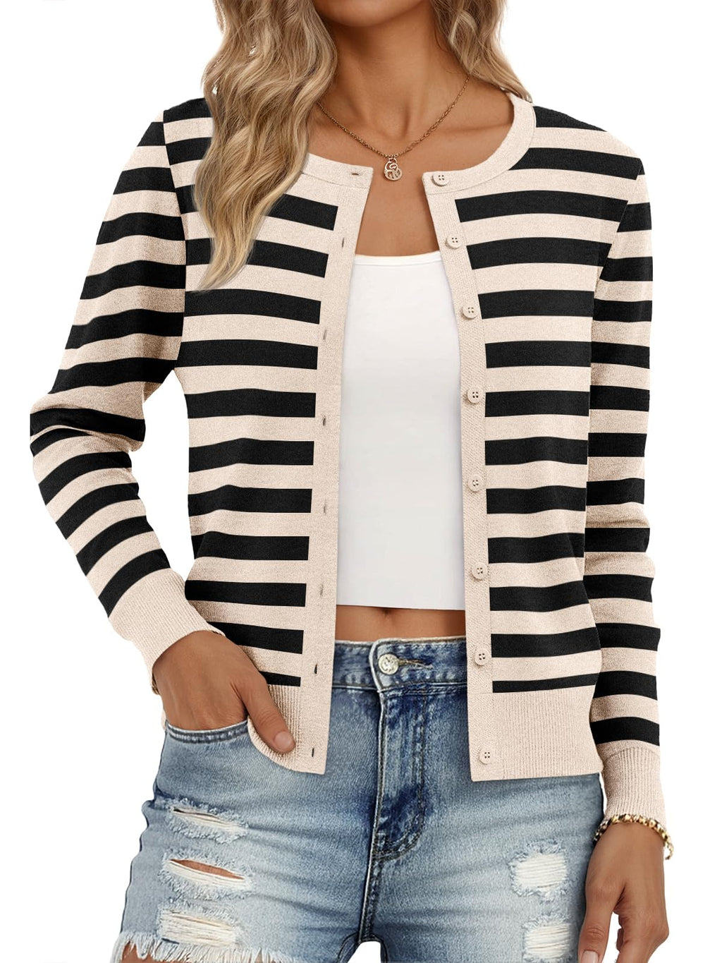 Trendy Queen Women's Lightweight Knit Cardigan Jansha Store