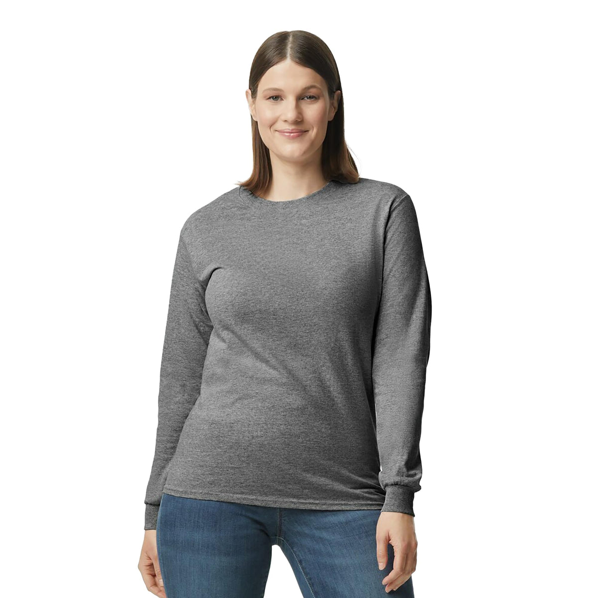 Gildan Adult Heavy Cotton Long Sleeve T-Shirt, Style G5400, 2-Pack Jansha Store