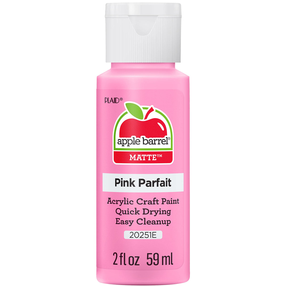 Apple Barrel Acrylic Paint in Assorted Colors (2 Ounce), 20503 White Jansha Store