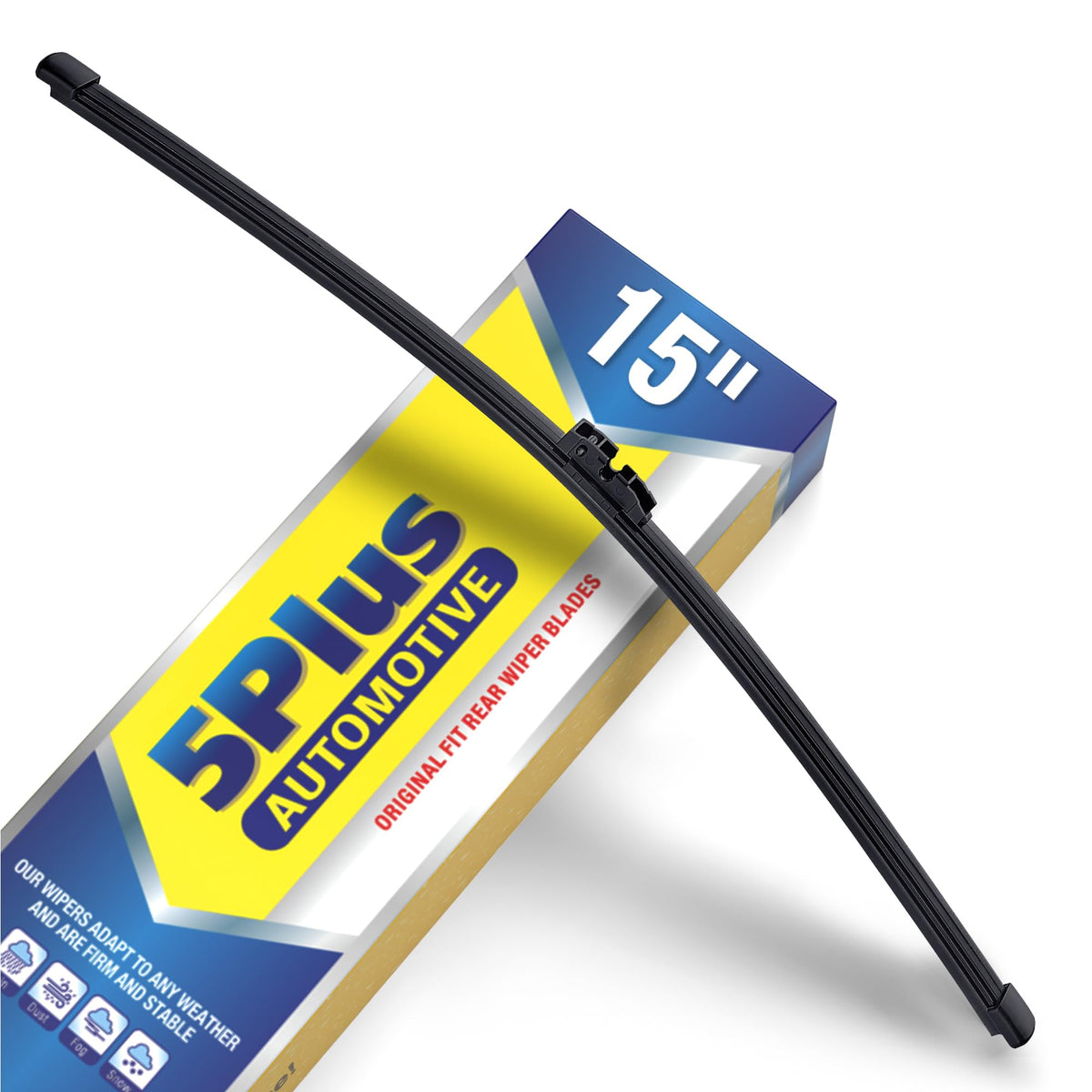 5 PLUS RearQuiet 12 Inch Rear Wiper Blade,OEM Replacement Rear Window Wiper Jansha Store