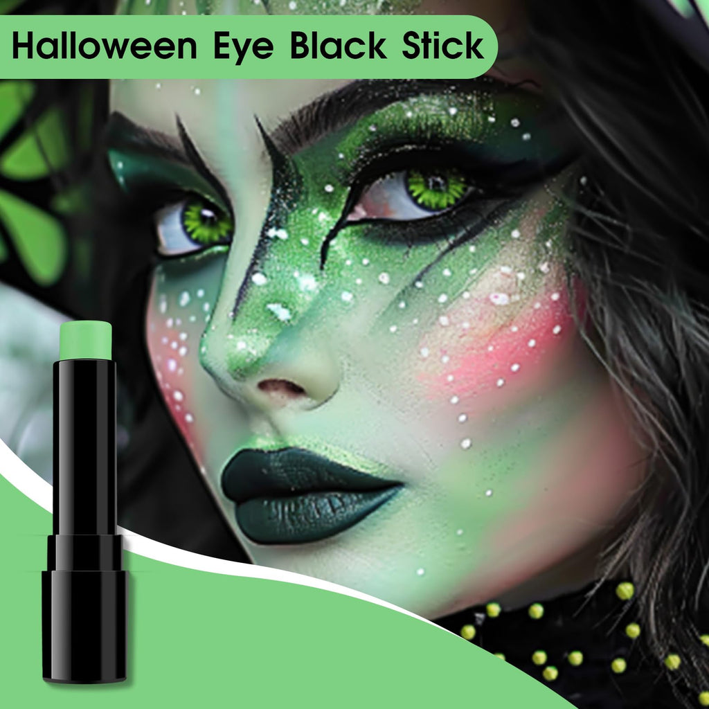 BADCOLOR Black Cream-Blendable Face Body Paint Stick for Adults Children Eye Black Softball Football Baseball Sports , Non-Toxic Hypoallergenic for Halloween SFX Makeup Cosplay Joker Costume Parties Jansha Store