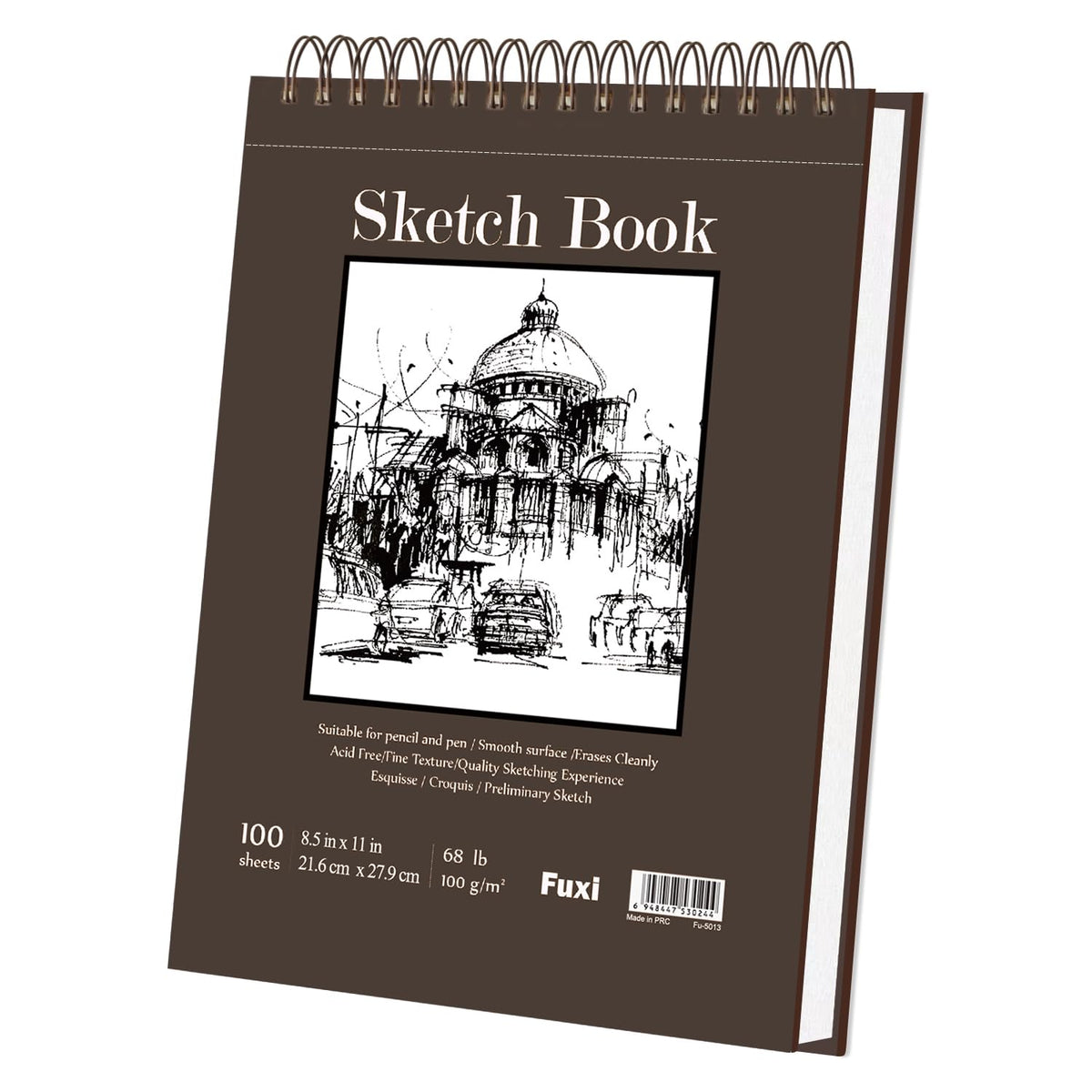 Fuxi Coloring Book & Sketchbook Set, 2-Pack, 9 x 12 in Jansha Store