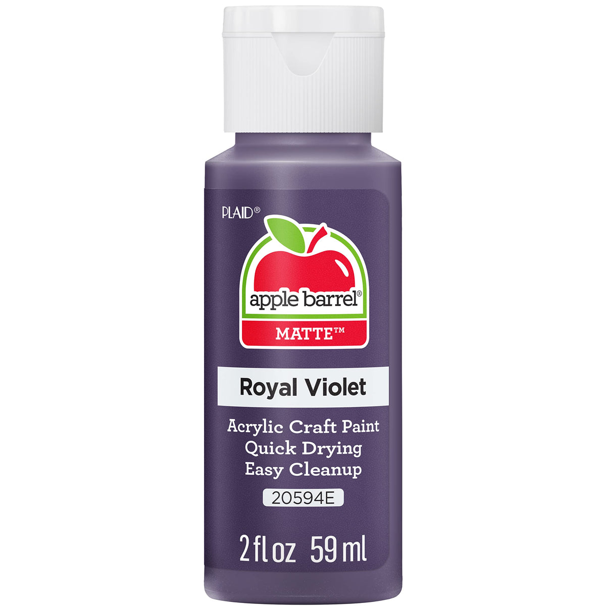 Apple Barrel Acrylic Paint in Assorted Colors (2 Ounce), 20503 White Jansha Store