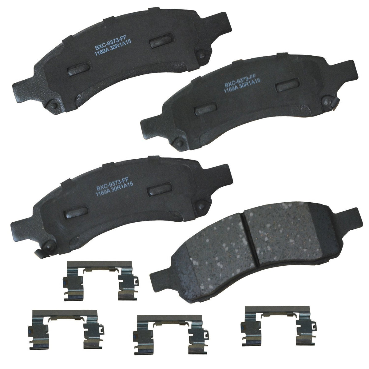 Bendix Premium SBC436A Ceramic Front Brake Pads for Toyota 4Runner 2002-2001, Hilux 2004, Tacoma 1998-1995 Jansha Store