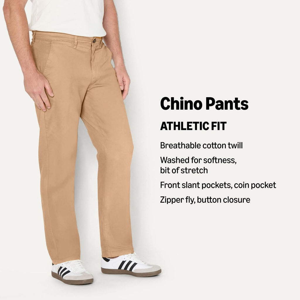 Amazon Essentials Men's Skinny-fit Stretch Chino Khaki Pant, Casual Business Wear Jansha Store