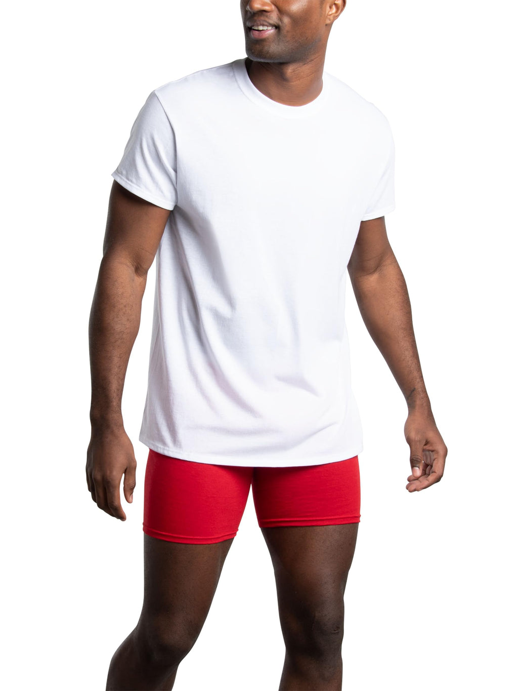 Fruit of The Loom Men's Crew Tee Undershirts, Moisture Wicking & Tag Free, Also Available in Big & Tall Jansha Store