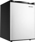 EUHOMY 2.1 Cu.ft Upright Freezer, Reversible Door Mini Freezer, Silver Jansha Store
