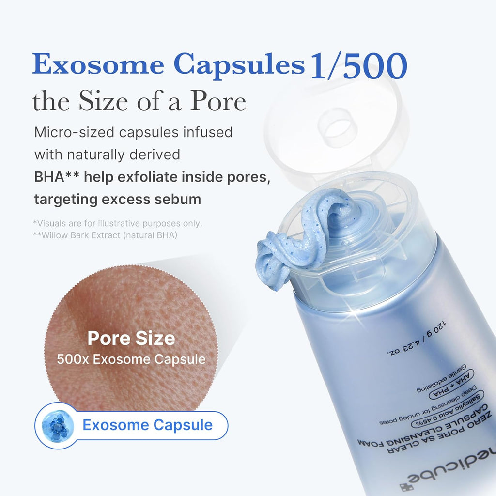 medicube Facial Cleanser Zero Pore Capsule Foam Cleanser Jansha Store