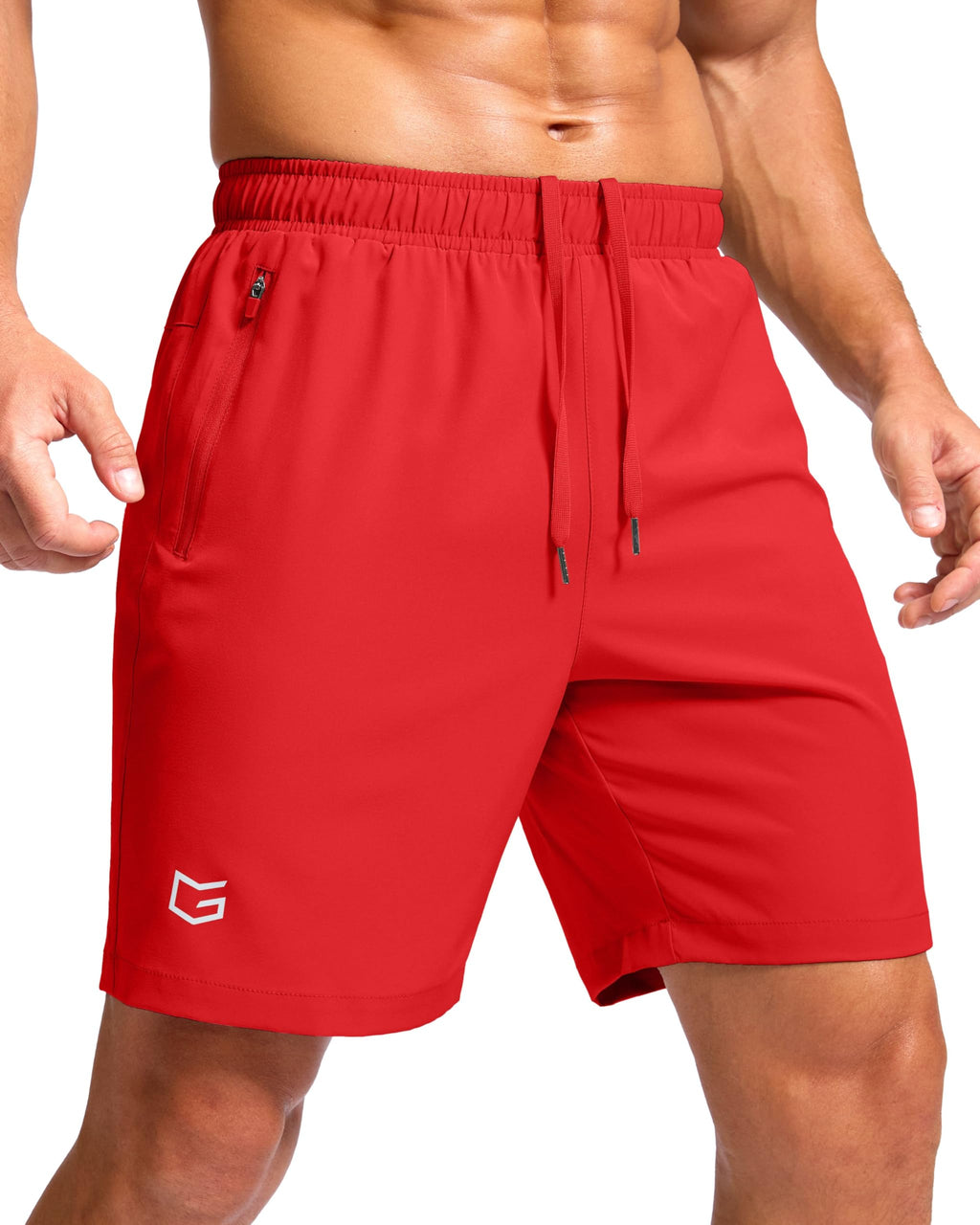 G Gradual Men's Athletic Running Shorts with 2 Zipper Pockets 7"/ 5"/ 9" Jansha Store