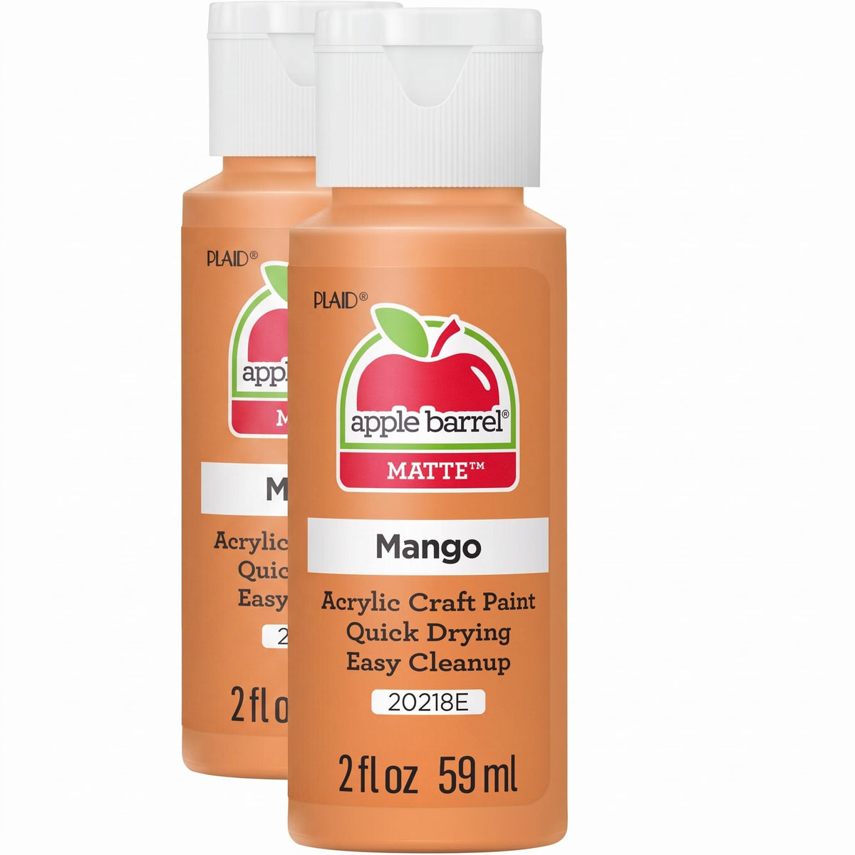 Apple Barrel Acrylic Paint in Assorted Colors (2 Ounce), 20503 White Jansha Store