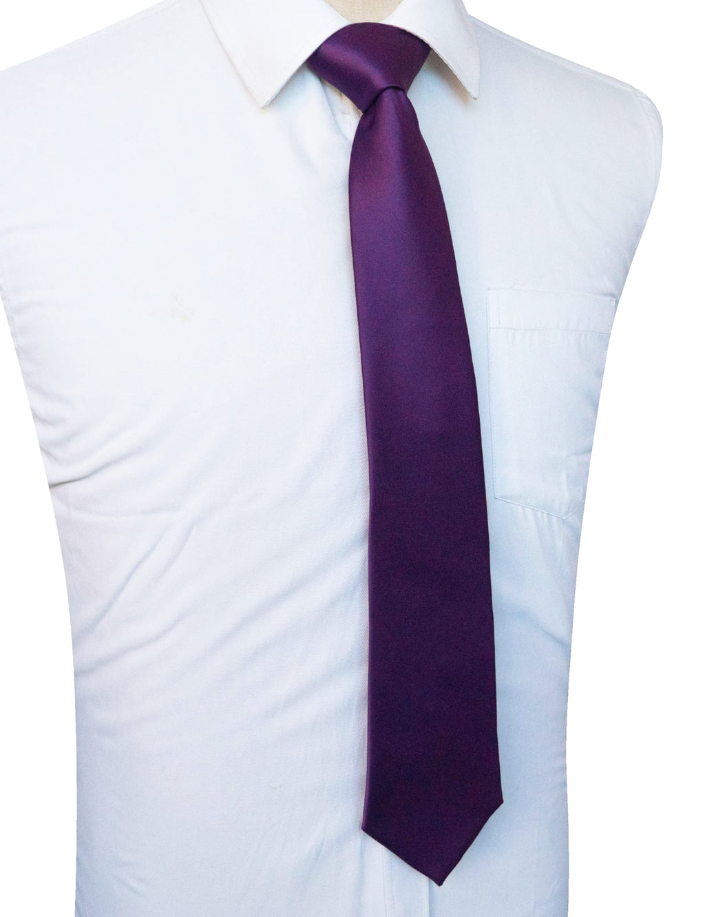 JEMYGINS Solid Color Tie Mens Necktie for Business and Wedding Jansha Store