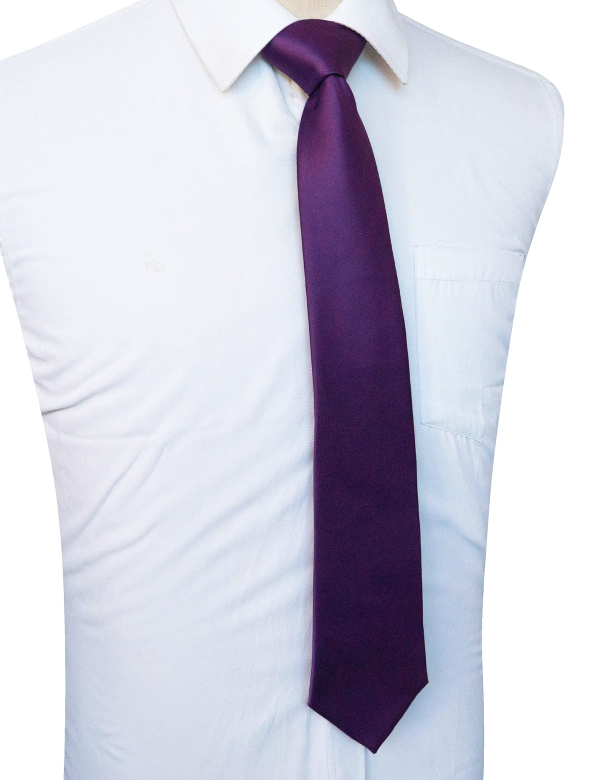 JEMYGINS Solid Color Tie Mens Necktie for Business and Wedding Jansha Store