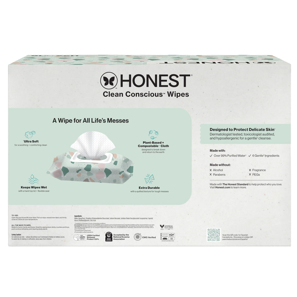 The Honest Company Multi-Use Baby Wipes, Pattern Play, 720 Count Jansha Store