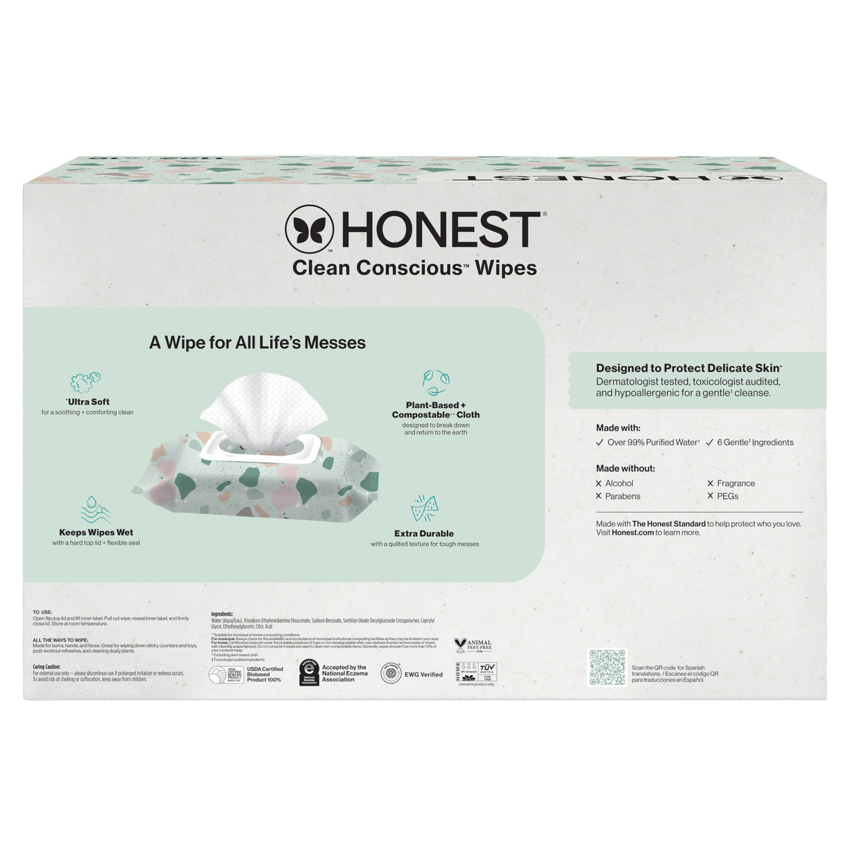 The Honest Company Multi-Use Baby Wipes, Pattern Play, 720 Count Jansha Store