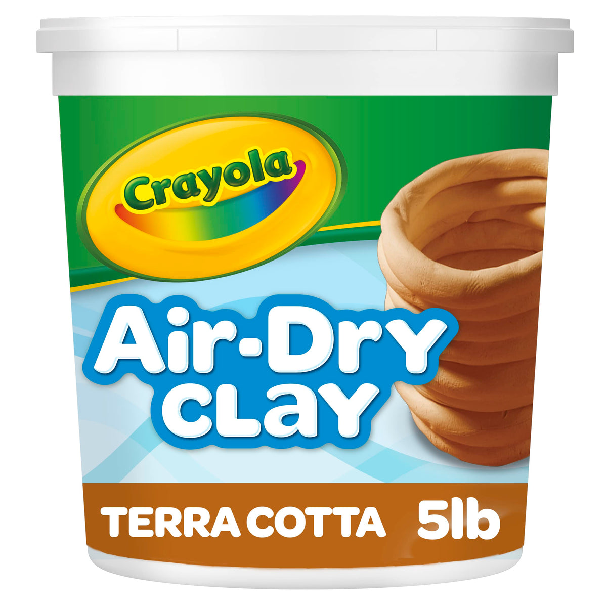 Crayola Air Dry Clay (5lbs), Teacher Supplies, Natural White Modeling Clay for Kids, Sculpting Material, Bulk Craft Supplies for Art Classrooms Jansha Store
