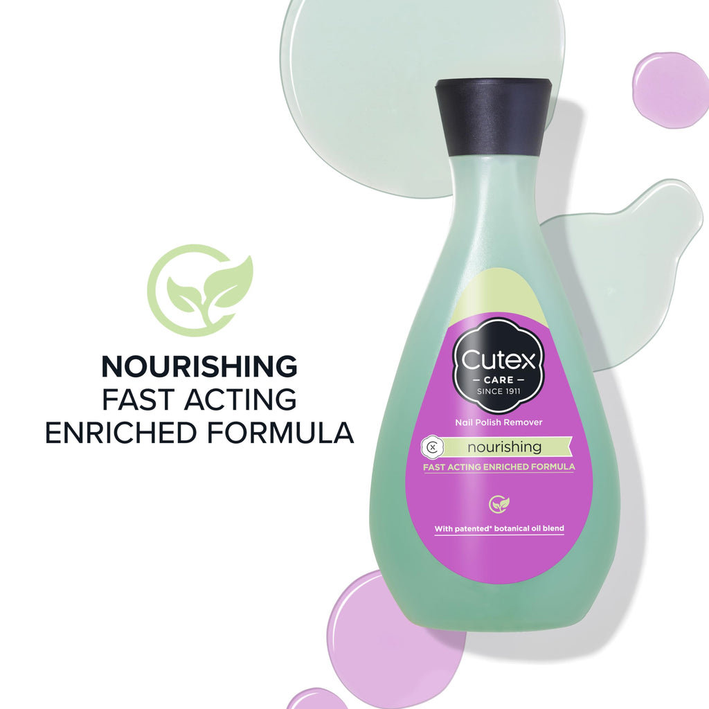 Cutex Nail Polish Remover, Strength Shield, Leaves Nails Looking Healthy, Contains Vitamins E, B5 & Hydrolyzed Silk, 6.76 Fl Oz Jansha Store