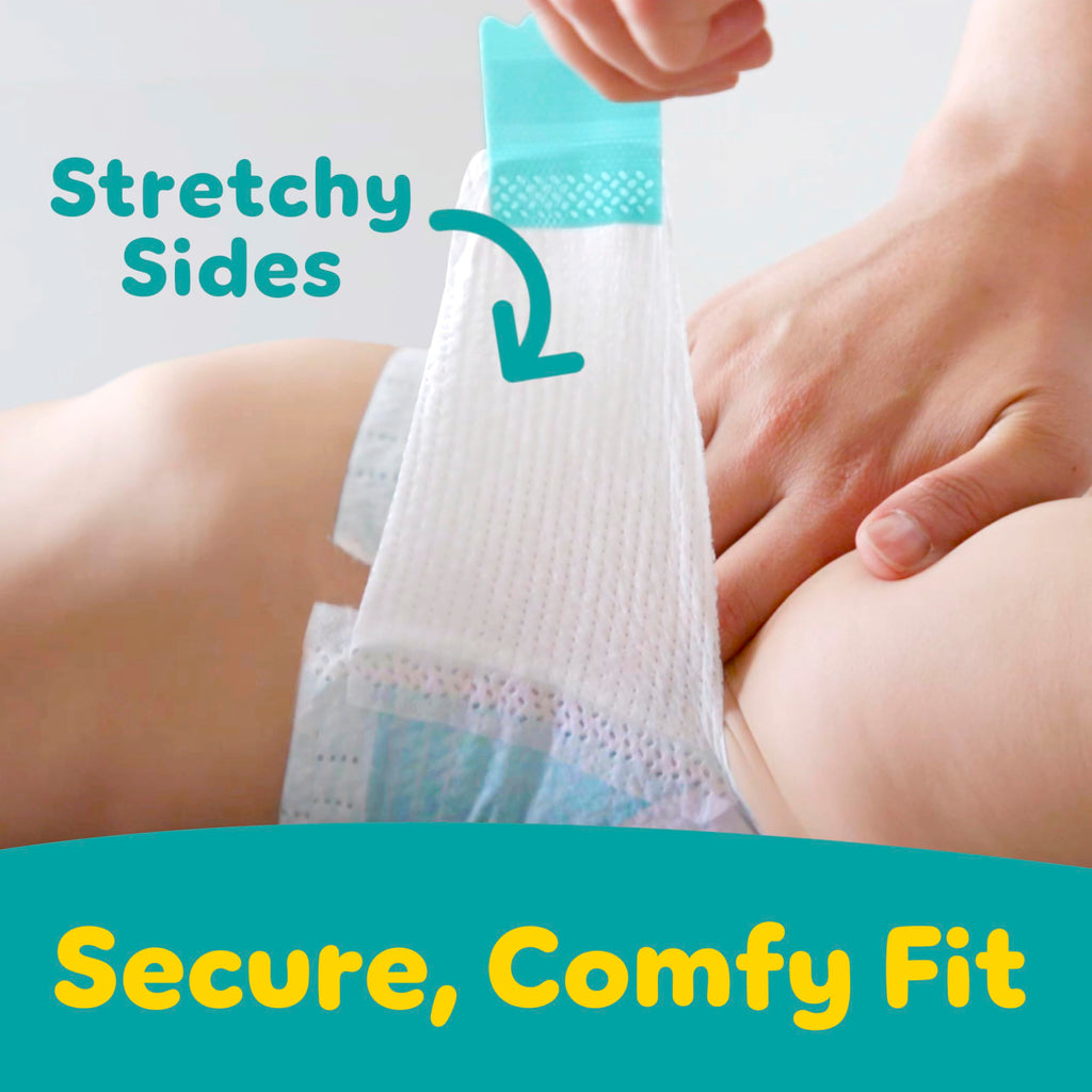Pampers Baby Dry Ultra Cushiony Diapers, Size 3 (13-26 lbs), 104 Count, Up to 100% Leakproof (Packaging May Vary) Jansha Store
