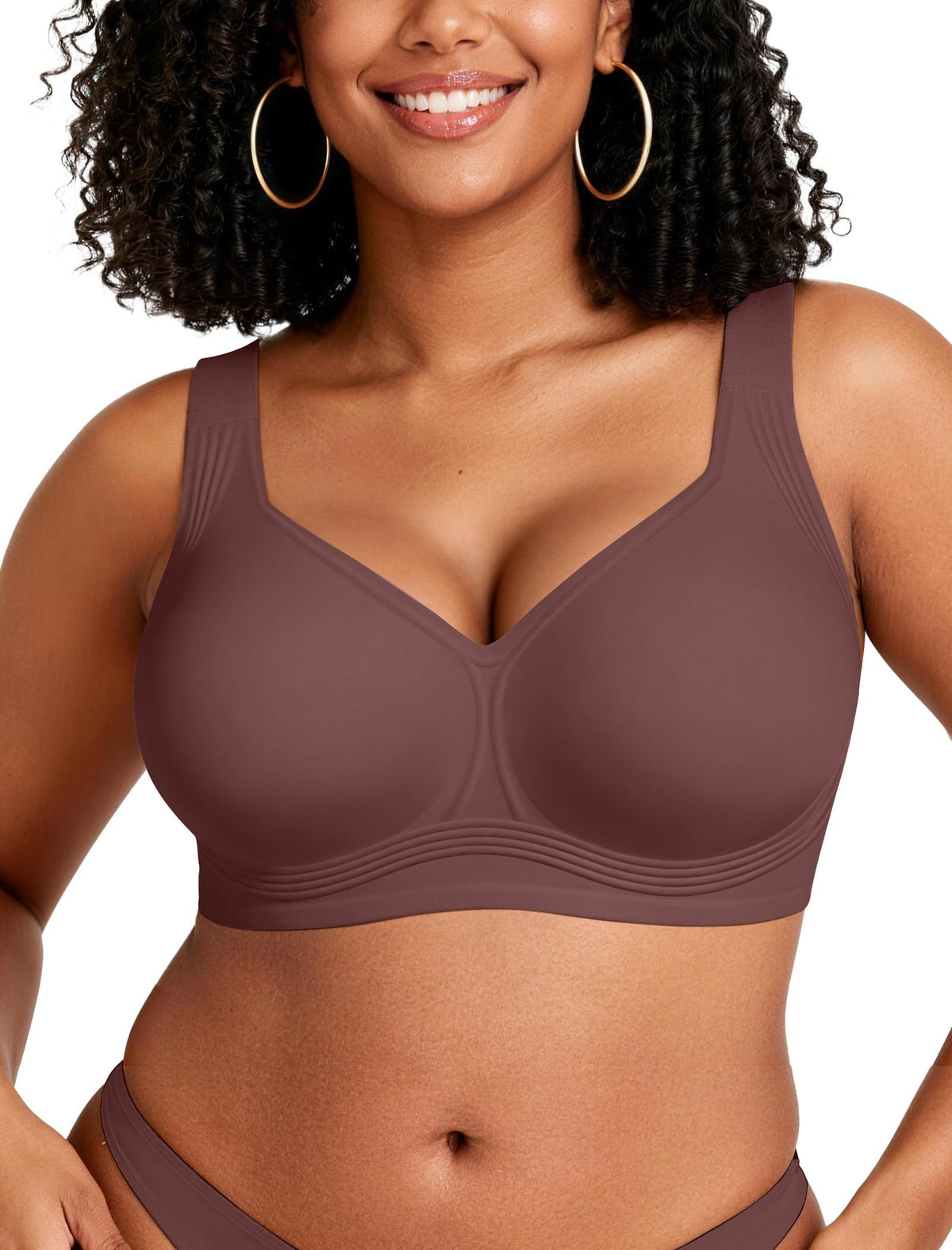 OEAK Womens Wireless Jelly Bras Plus Size Support Push Up Comfortable Bra Jansha Store