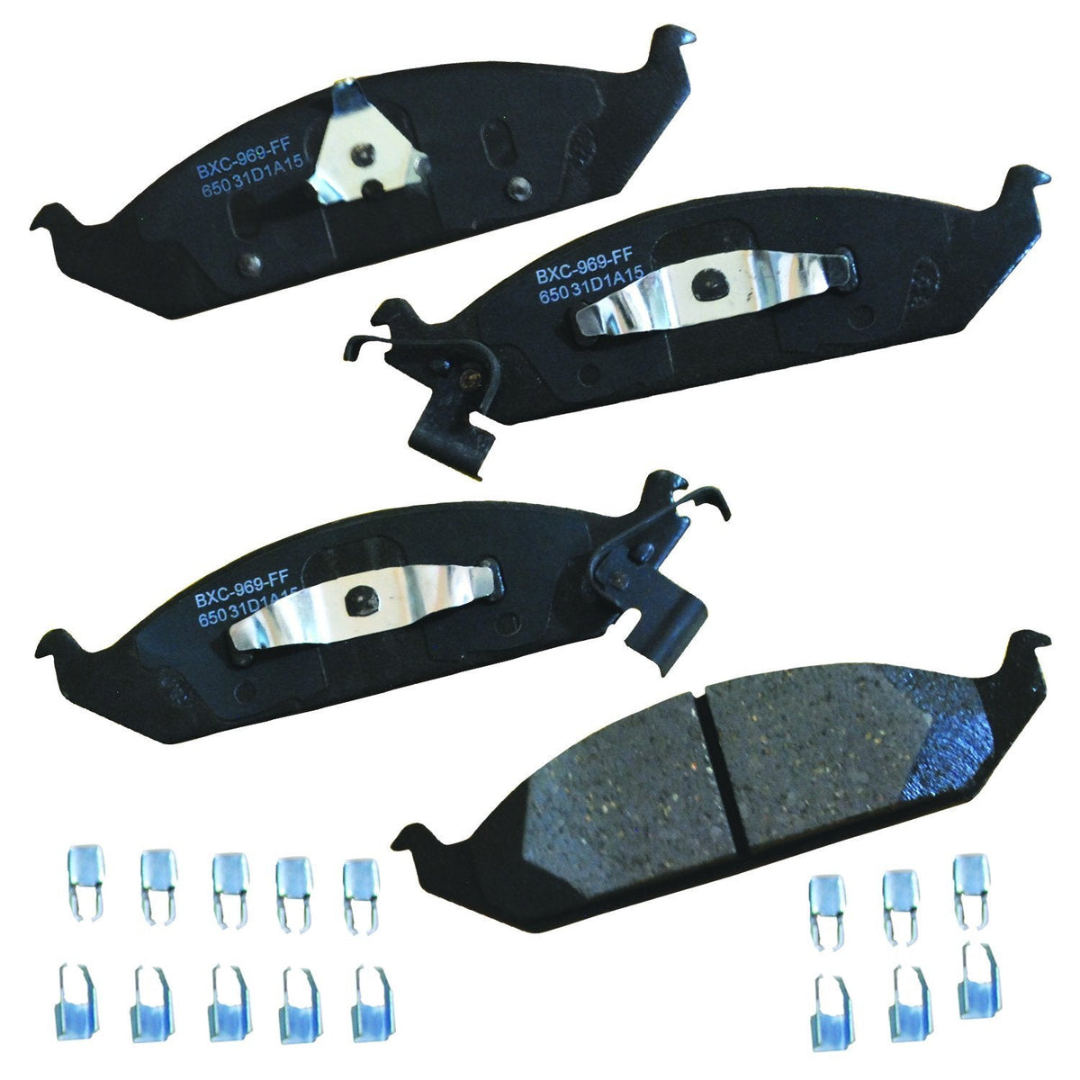 Bendix Premium SBC436A Ceramic Front Brake Pads for Toyota 4Runner 2002-2001, Hilux 2004, Tacoma 1998-1995 Jansha Store