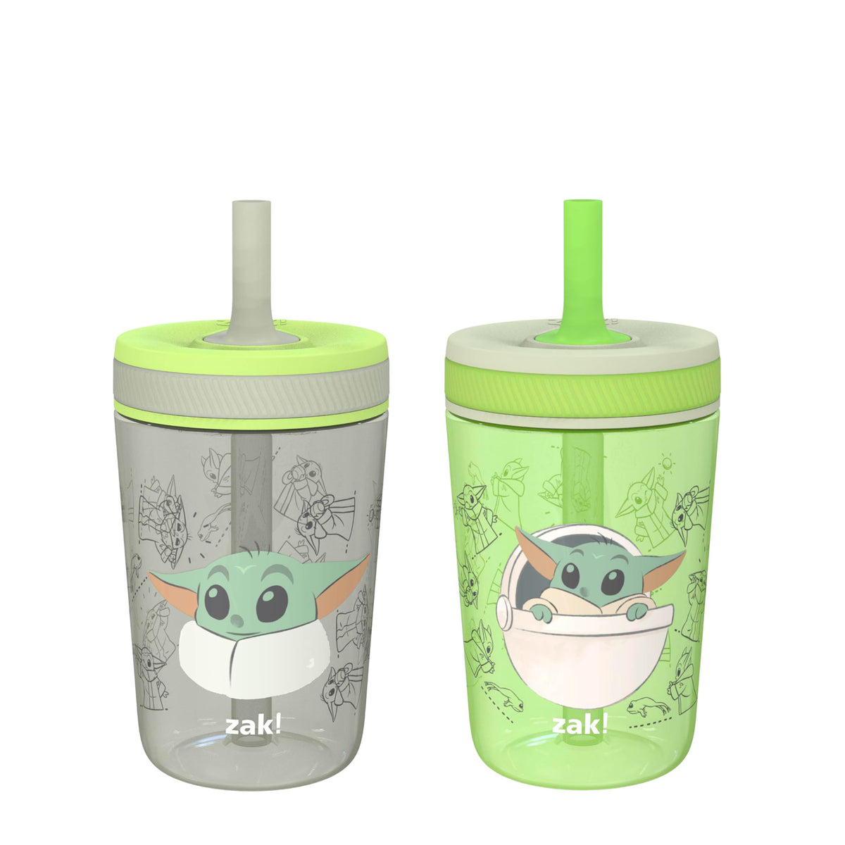 Zak Designs Blippi Kelso Toddler Cups For Travel or At Home, 2-Count Durable Plastic Sippy Cups With Leak-Proof Design is Perfect For Kids (Blippi), 15 Ounces (Pack of 12) Jansha Store