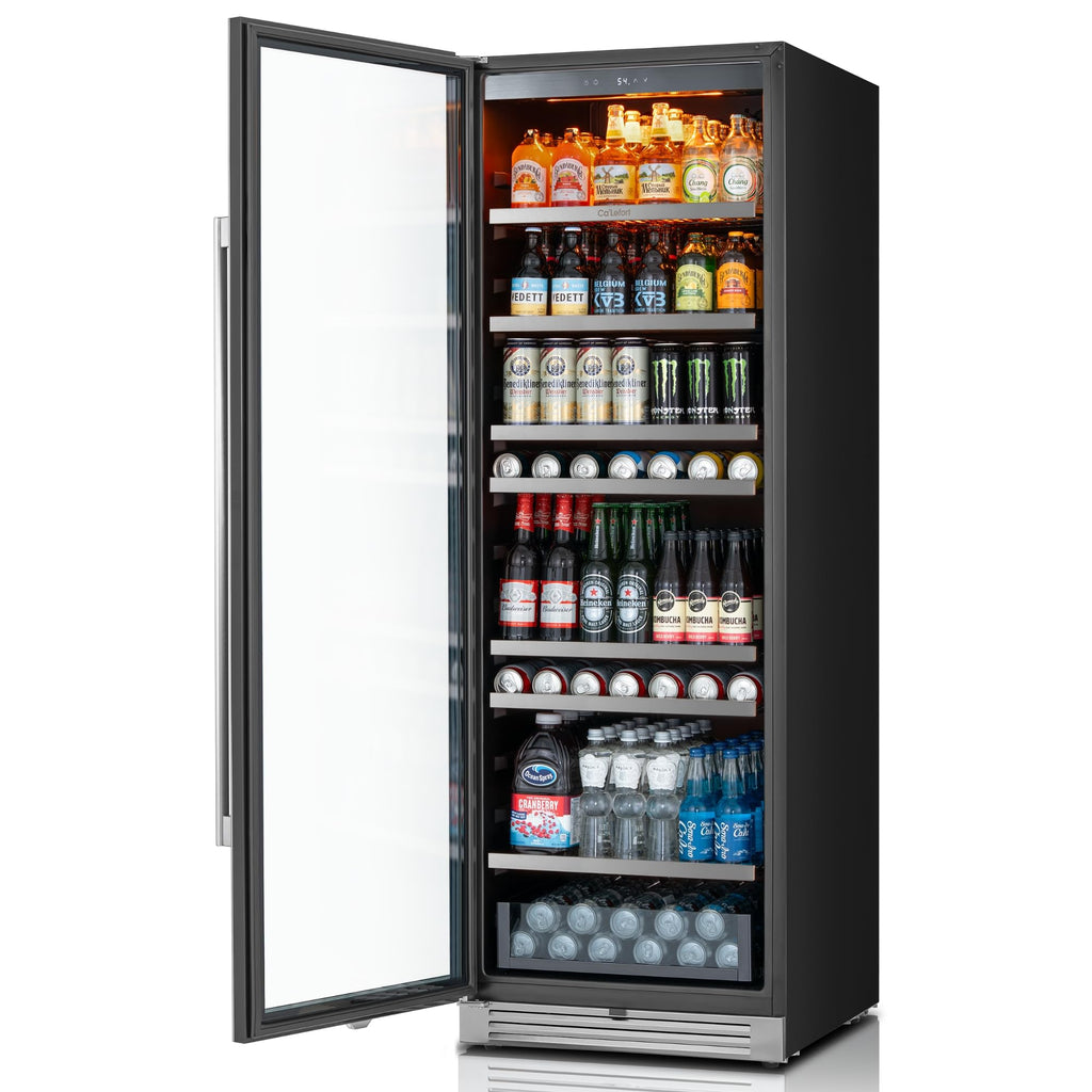 Ca'Lefort 24'' Beverage Refrigerator, 180 Can Beverage Fridge Under Counter Jansha Store