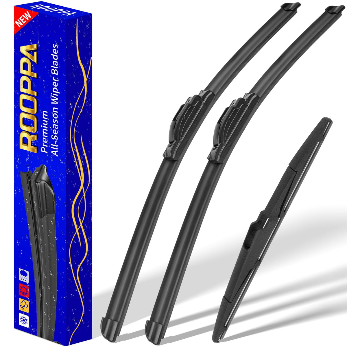 3 Wipers Fits Subaru Forester 2012-2018 Outback 2015-2019 Wiper Blades Jansha Store