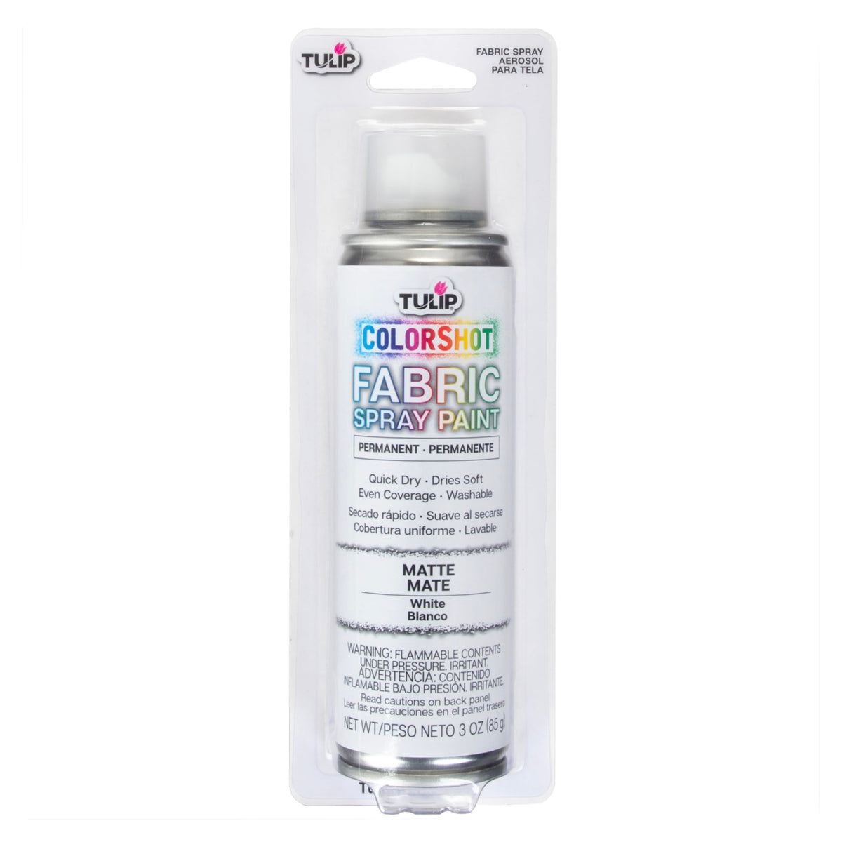 TULIP ColorShot Fabric Spray Paint, Black, 3 oz Jansha Store