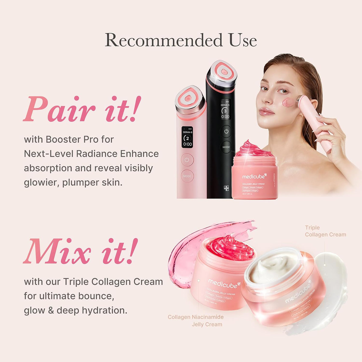 medicube Jelly Cream with Collagen & Niacinamide, 3.71 fl.oz Jansha Store
