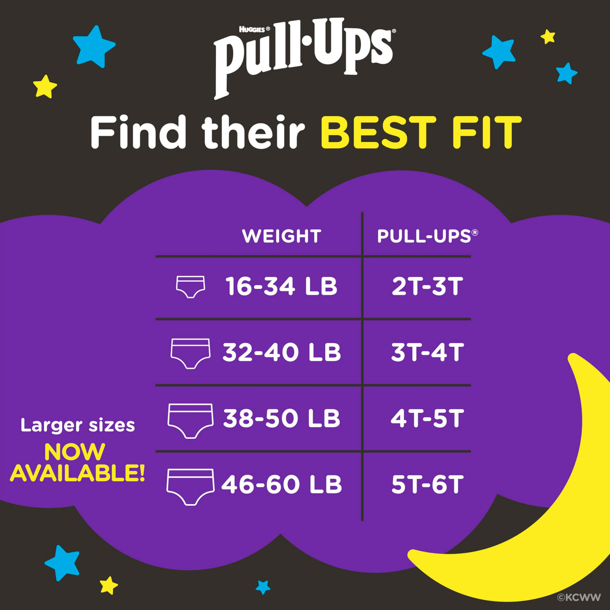 Pull-Ups Boys' Night-Time Potty Training Pants, Size 5T-6T, 44 Count Jansha Store