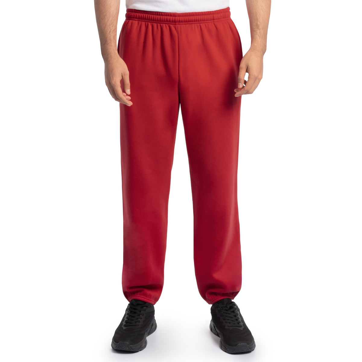 Fruit of the Loom Eversoft Fleece Elastic Bottom Sweatpants with Pockets, Relaxed Fit, Moisture Wicking, Breathable Jansha Store