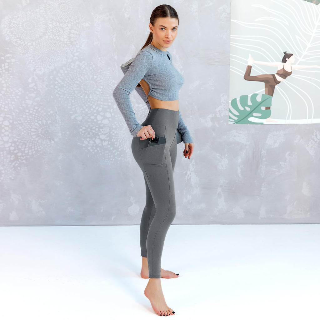 Walifrey Leggings with Pockets for Women Jansha Store