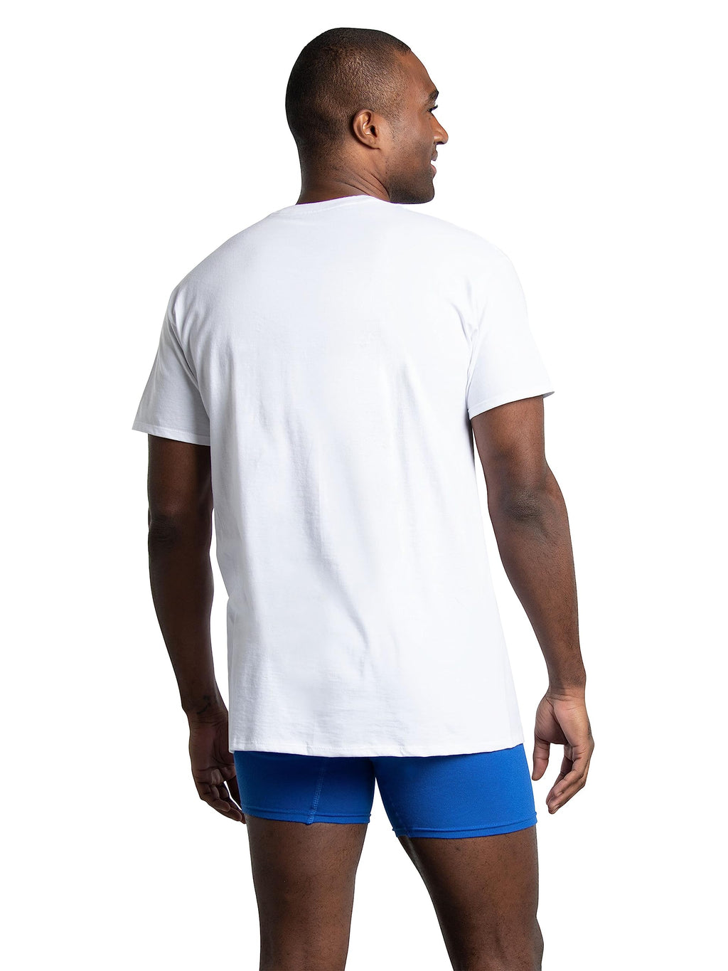 Fruit of The Loom Men's Crew Tee Undershirts, Moisture Wicking & Tag Free, Also Available in Big & Tall Jansha Store